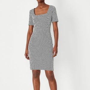 Ann Taylor scoop neck sheath dress